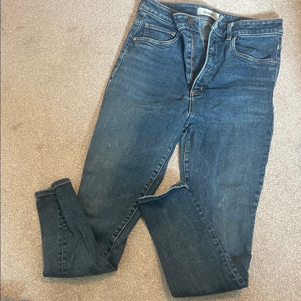 Revtown Classic Women's Dark Blue High-Rise Jeans